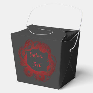 Red Dragon Personalised Favour Box