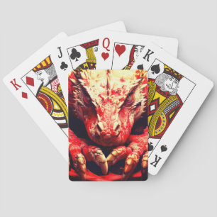 Red Dragon Playing Cards