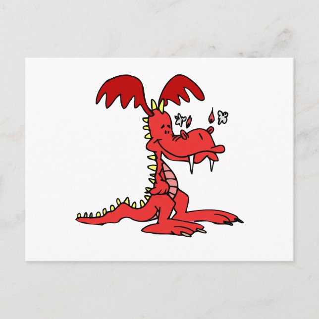 Red Dragon Postcard (Front)