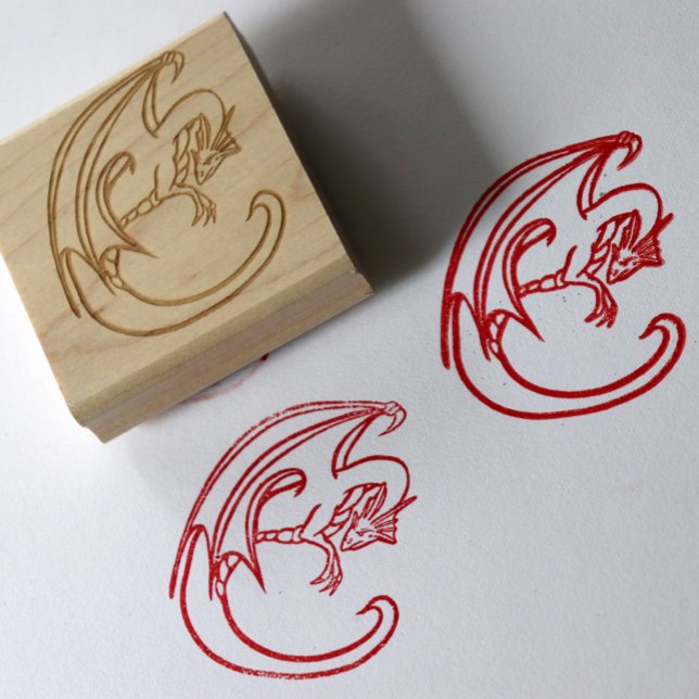 Red Dragon Rubber Stamp (Creator Uploaded)