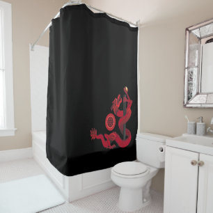 Red Dragon Shower Curtain