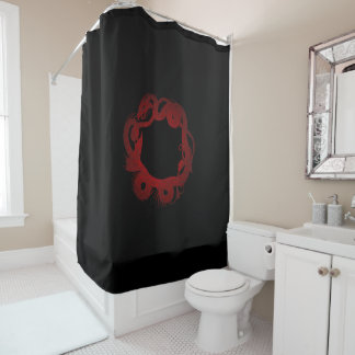 Red Dragon Shower Curtain