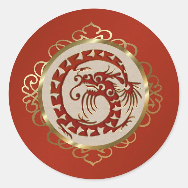 Red Dragon Stickers (Front)