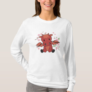 Red Dragon Sweet Animals For Kawaii Fantasy T-Shirt