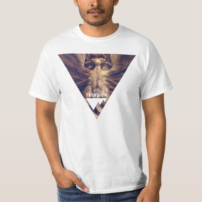 Red Dragon Triangle Trendium Authentic T-Shirt (Front)