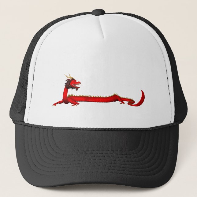 Red Dragon Trucker Hat (Front)