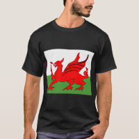 Red dragon Welsh flag