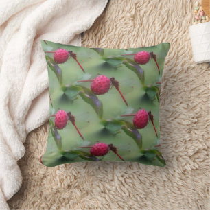 Red Dragonfly Nature Pattern Cushion