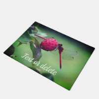 Red Dragonfly On Dogwood Fruit Personalised