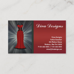 Red Dress Business Cards