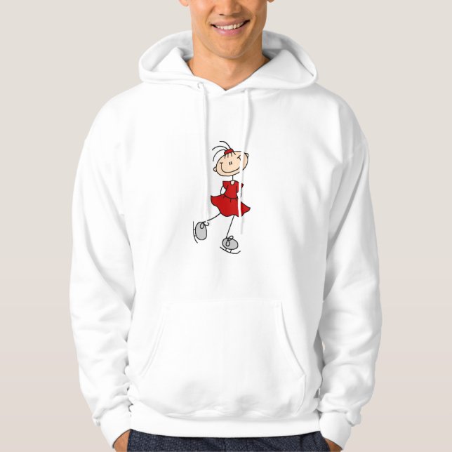 Red Dress Figure Skater Tshirts and Gifts (Front)