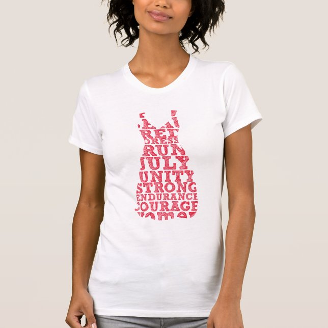 Red Dress Run T-Shirt (Front)