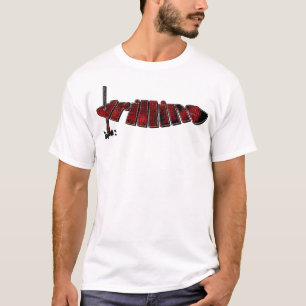 Red Drilling Process T-Shirt