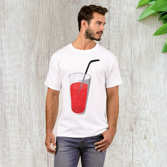 Red Drink Mens T-Shirt (Creator Uploaded)
