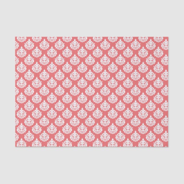 Red Drops Abstract Pattern Tissue Paper (Front)