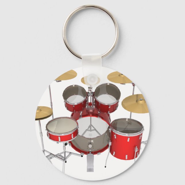 Red Drum Kit: Key Ring (Front)