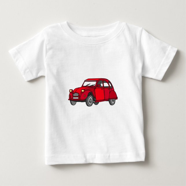 Red duck (2CV) Baby T-Shirt (Front)