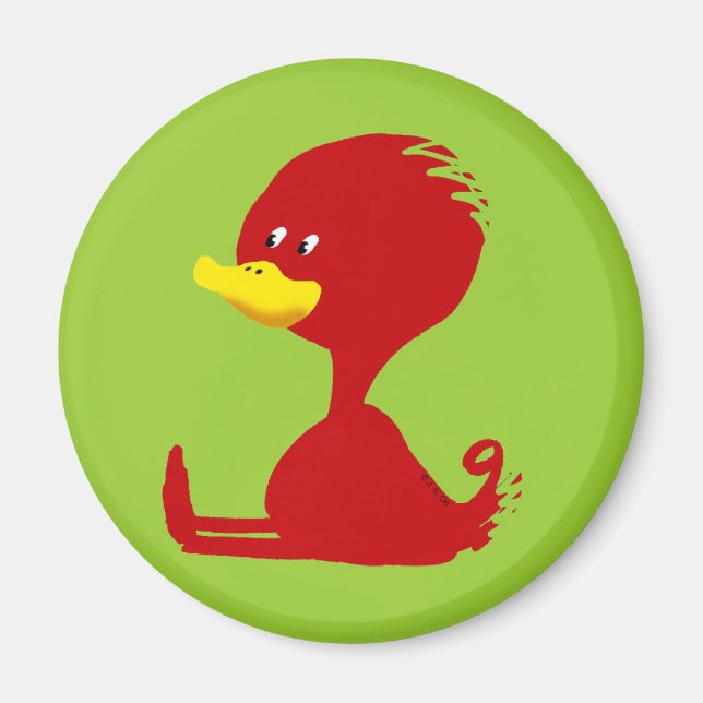 Red ducky magnet (Front)