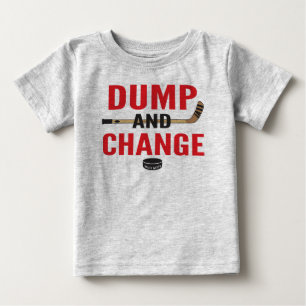 Red Dump and Change Hockey Baby T-Shirt