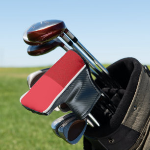 Red Duo-Tone Golf Head Cover (Customisable)