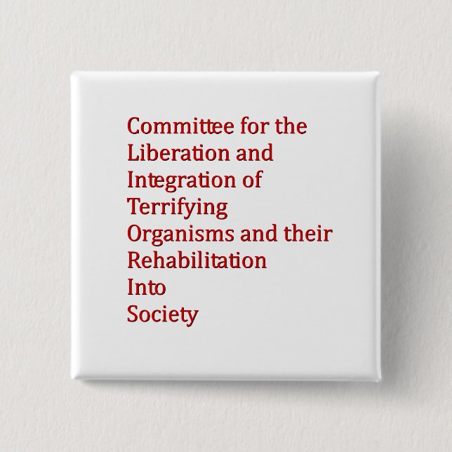 Red Dwarf 15 Cm Square Badge (Front)