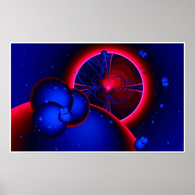 Red Dwarf Eclipse (viewed from the asteroid belt). Poster (Front)