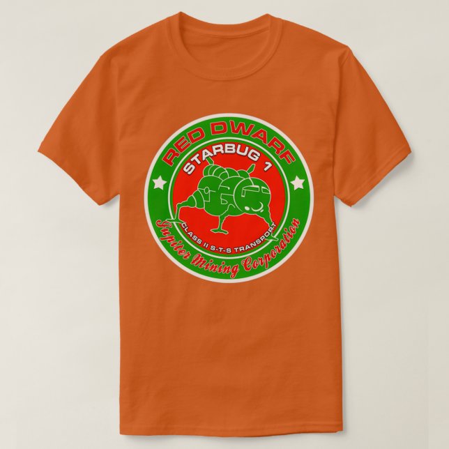 Red Dwarf Starbug  T-Shirt (Design Front)