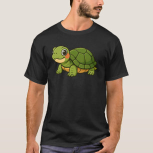 Red Eared Turtle Zoo Animal Lover Boys Girls Kids T-Shirt