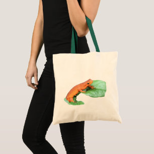 Red Eft Salamander Nature  Tote Bag