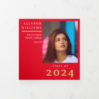 Trifold Letter Fold Announcement