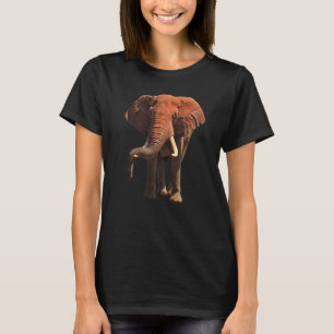 Red Elephant in Kenya Africa T-Shirt