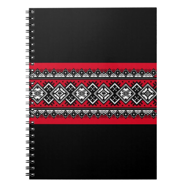 Red Embroidery Notebook (Front)
