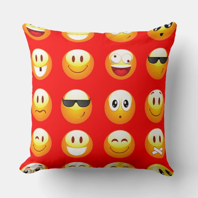 red emojis cushion (Front)