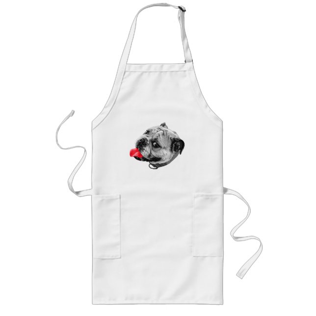 Red Energy Kitchen Long Apron (Front)