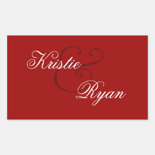 Red Envelope Seal Wedding
