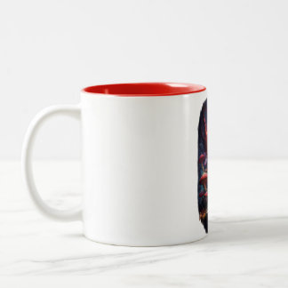 Red Ether Mushroom Skull Mug