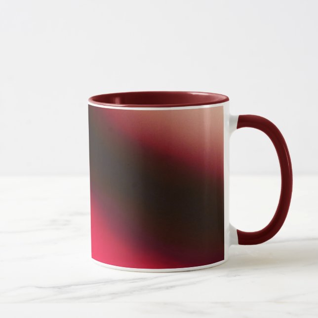 Red Explorer Abstract Mug (Right)
