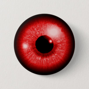 Red Eye 6 Cm Round Badge