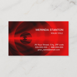 Red eye business card