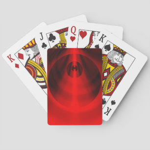 Red eye playing cards
