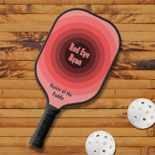 Red Eye Ryan, Symmetric Circles in Red Pickleball Paddle