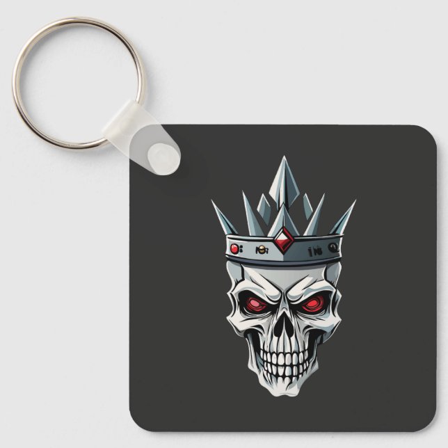 Red Eye Skull,King Key Ring (Front)