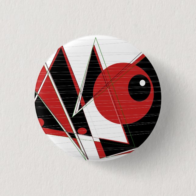 Red Eye Watching Badge (Front)