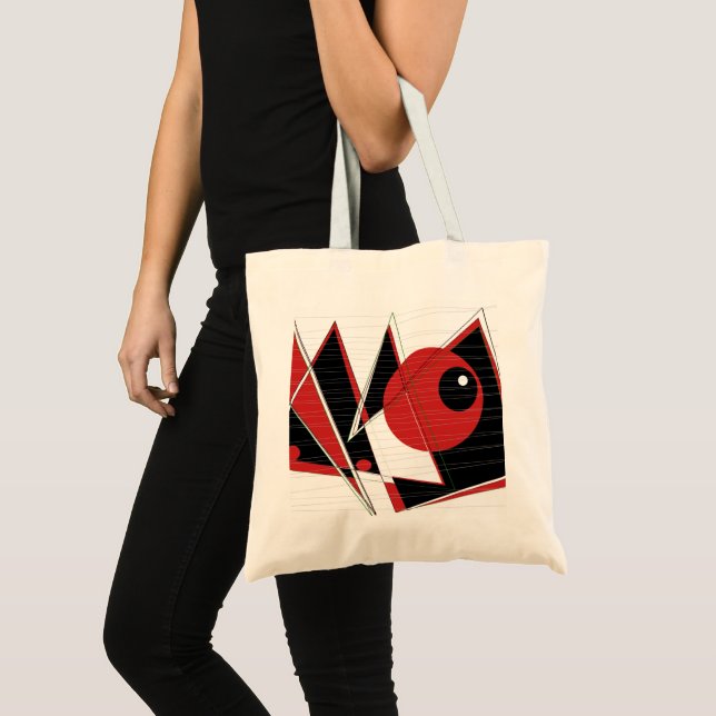 Red Eye Watching Budget Tote Bag (Front (Product))