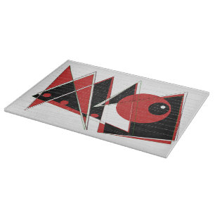 Red Eye Watching Glass Chopping Board