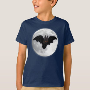 Red-Eyed Bat and Moon T-Shirt