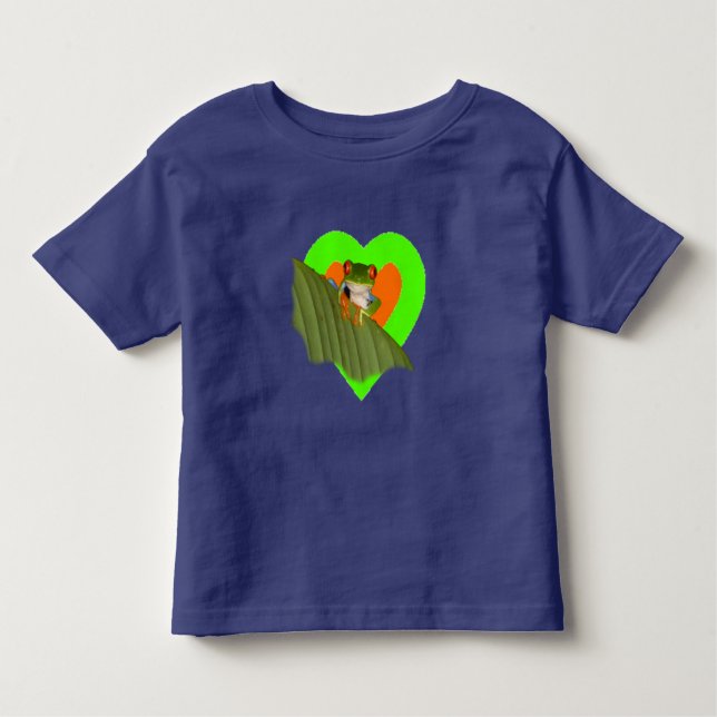Red Eyed Gaudy Frog Toddler T-shirt (Front)