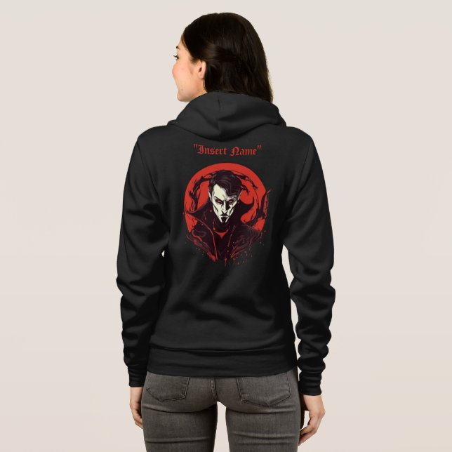 Red-Eyed Horror Hoodie (Back Full)