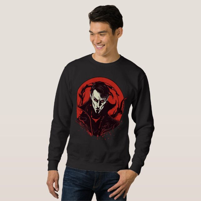 Red-Eyed Horror Sweatshirt (Front Full)