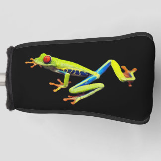 Red Eyed Painted Tree Frog  Golf Head Cover